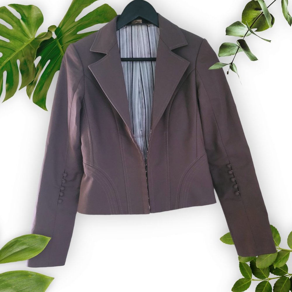 High Detail Grey/Purple Blazer by Courage.B sz 2